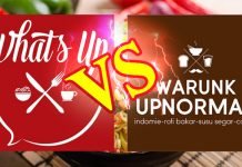 Warunk Upnormal vs What’s Up Cafe, Enakan Mana?